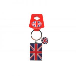 UNION JACK DISC KEY RING