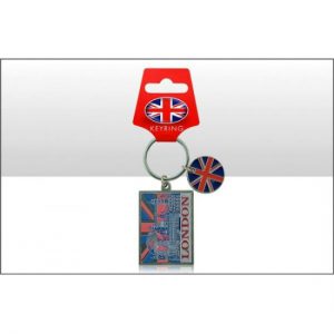 LONDON MONTAGE WITH UJ FOIL STAMPED KEYRING