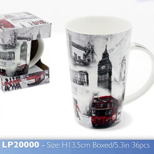 LONDON SCENES BOXED LATTE MUG