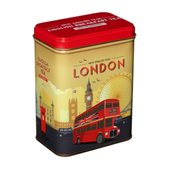 London Travel - 40 Teabag Tin - The Souvenir Wholesaler