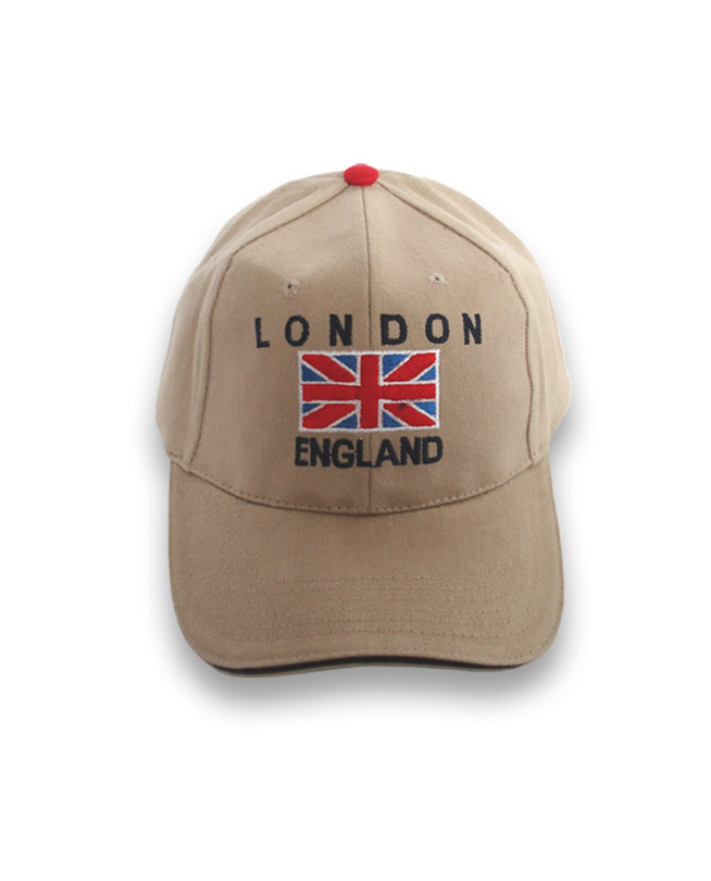 Baseball Cap London Flag England Cream - The Souvenir Wholesaler