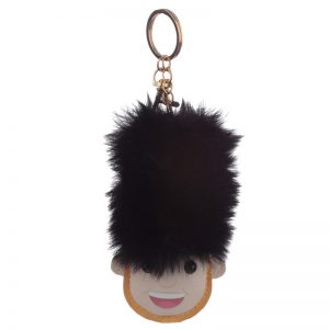 LONDON GUARDSMAN POM POM KEY RING