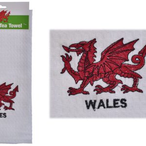 WALES DRAGON TEATOWEL