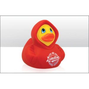 London Red Hoodie Rubber Duck 10.5cm