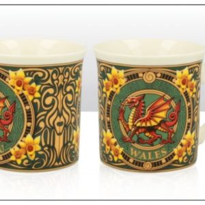 Wales Dragon Green Regal Mug