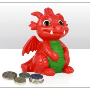 Welsh Dragon Money Box