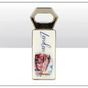 UJ London Bus Bottle Opener Magnet