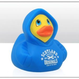 Scotland Blue Hoodie Rubber Duck 10.5cm