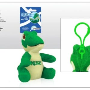 Nessie Sitting Mini Soft Toy with Clip