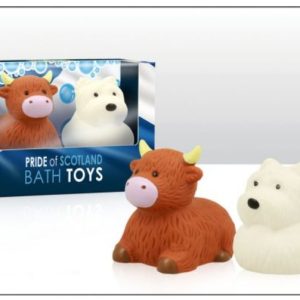 Westie & Highland Coo Rubber Bath Toys