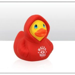 Wales Red Hoodie Rubber Duck 7.5cm