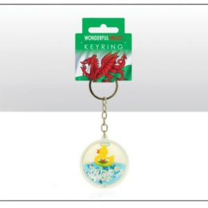 Wales Floating Duck Keyring