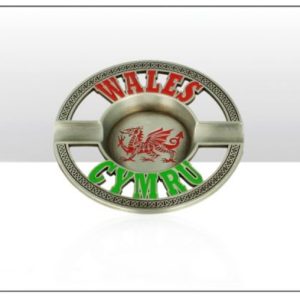 Wales Dragon Metal Ashtray