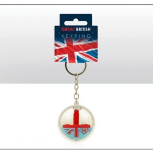 Union Jack Floating Telephone Box Keyring