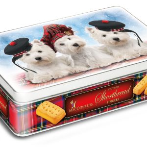 Westie Dog Shortbread Tin